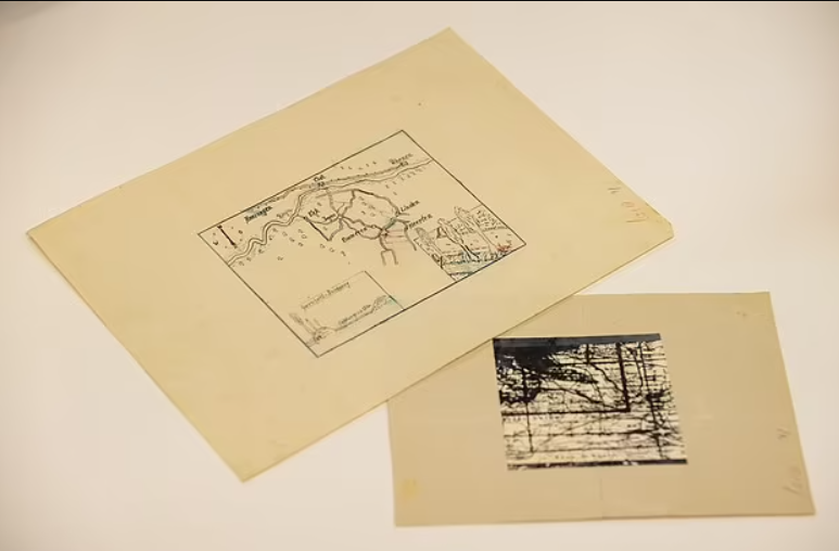 Eine Nazi-Karte mit "Hinweisen auf den Schatz" wurde freigegeben